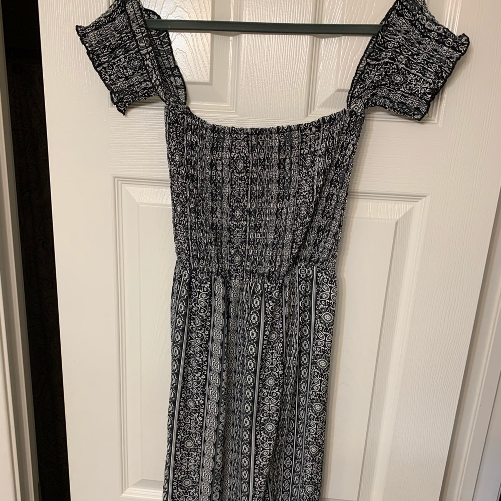 Black and White Maxi Dress.